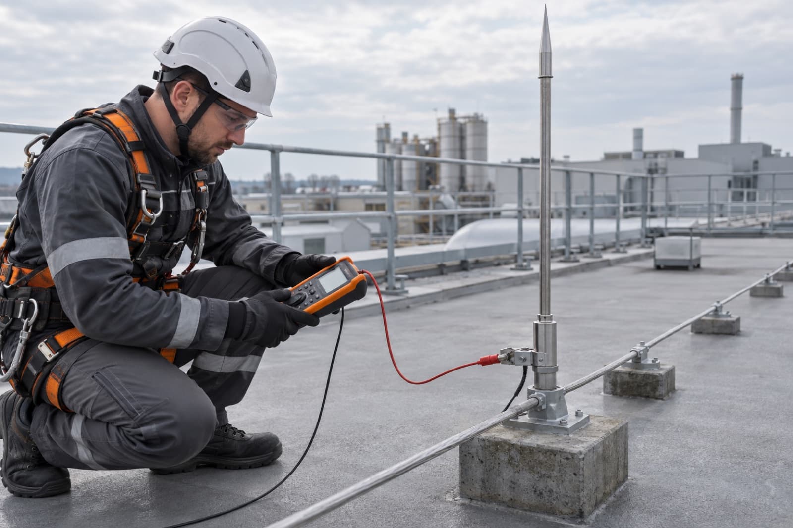 Lightning protection system inspection