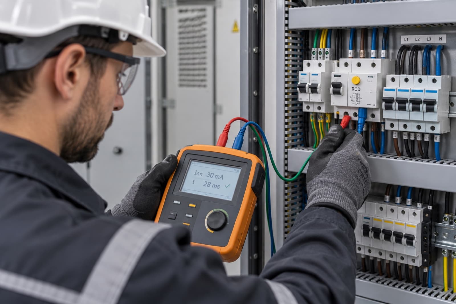 Residual current device tests